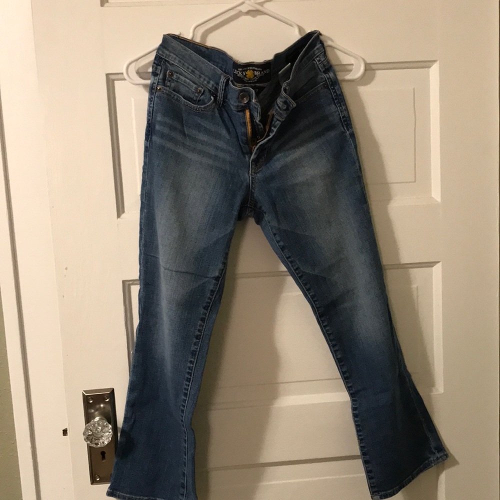 Sweet and crop Lucky brand capris